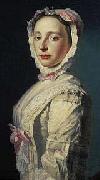 Allan Ramsay Ramsay first wife, Anne Bayne, by Ramsay oil on canvas